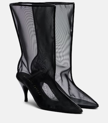 Drawing A Blank 85 mesh mid-calf boots | Herbert Levine