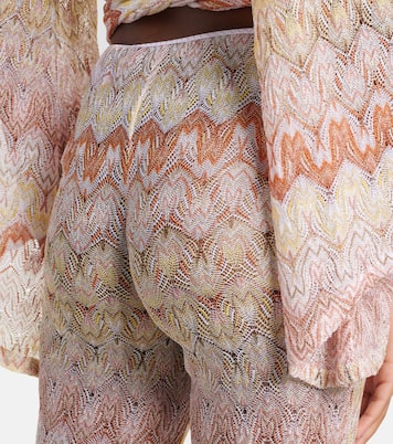 Schlaghose aus Häkelstrick | Missoni