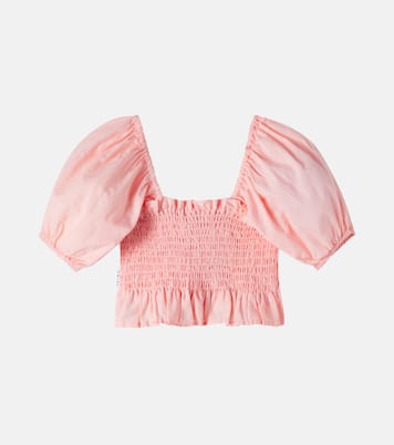 Rosine ruched cotton top | Molo