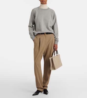 Gianni wool straight pants | The Row