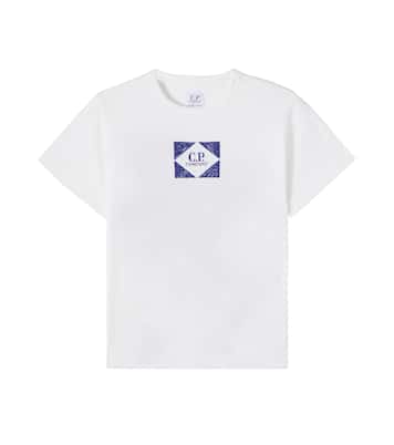 Logo cotton jersey T-shirt | C.P. Company Kids