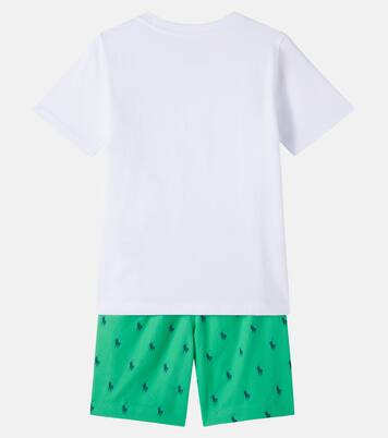 Bedruckter Pyjama aus Baumwoll-Jersey | Polo Ralph Lauren Kids