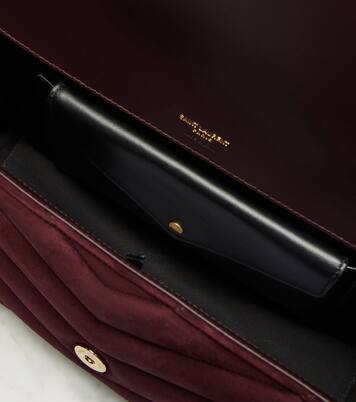 Loulou Medium suede shoulder bag | Saint Laurent