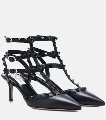 Pumps slingback Rockstud in pelle | Valentino Garavani