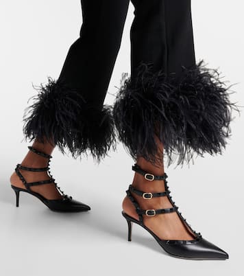 Pumps slingback Rockstud in pelle | Valentino Garavani