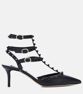 Pumps slingback Rockstud in pelle | Valentino Garavani