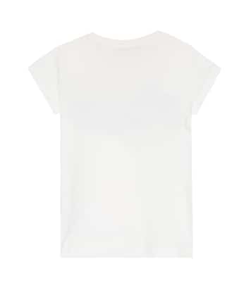 Embellished stretch-cotton T-shirt | Monnalisa