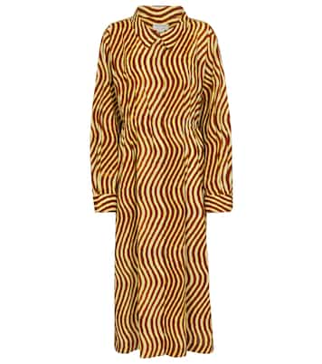 Printed cotton midi dress | Dries Van Noten