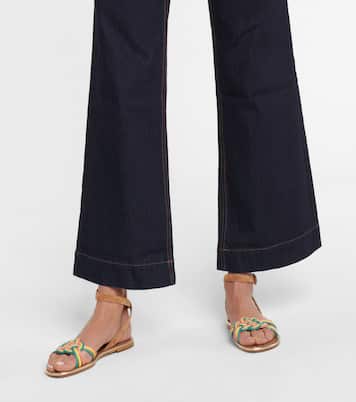 Sandali Ella in suede e pelle | Christian Louboutin