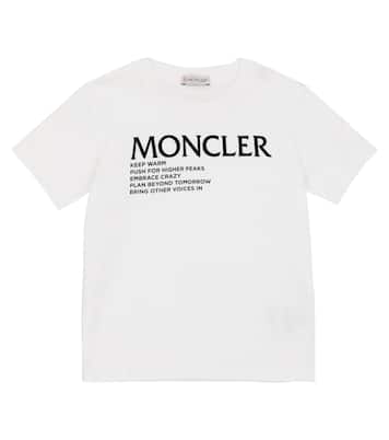 T-shirt in cotone con logo | Moncler Enfant