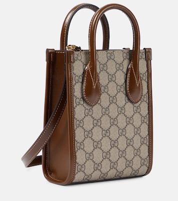 Tote GG aus Canvas und Leder | Gucci