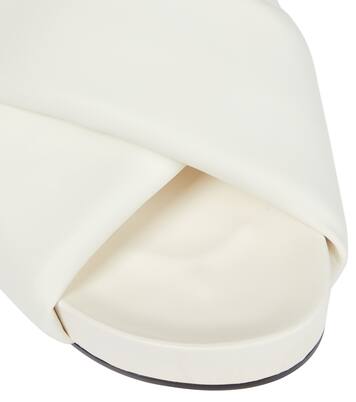 Padded leather slides | Jil Sander