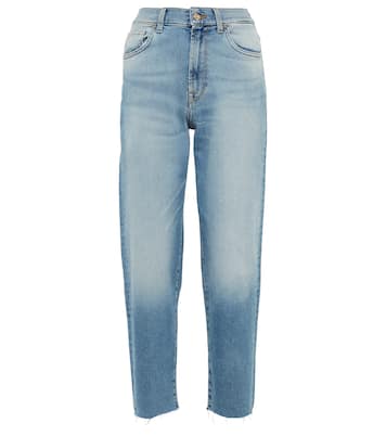 Malia high-rise straight jeans | 7 For All Mankind