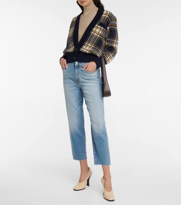 Malia high-rise straight jeans | 7 For All Mankind