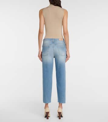 Malia high-rise straight jeans | 7 For All Mankind