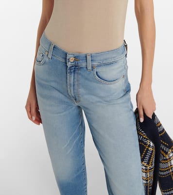 Malia high-rise straight jeans | 7 For All Mankind