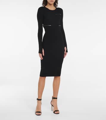 Wool-blend midi dress | Tom Ford