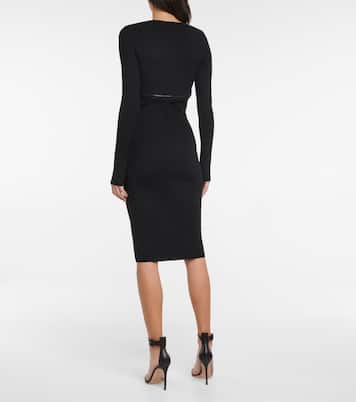 Wool-blend midi dress | Tom Ford