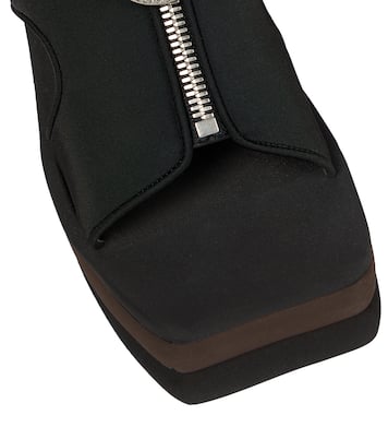Wedge-Sandalen aus Scuba | Stella McCartney