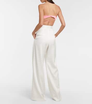 Pierce satin bralette | Alex Perry