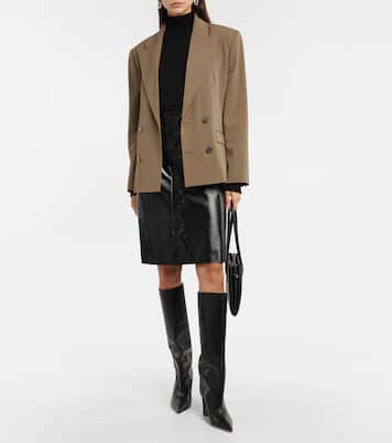 Gonna midi Scallop in pelle | Citizens of Humanity
