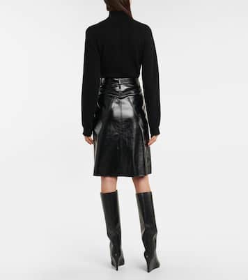 Gonna midi Scallop in pelle | Citizens of Humanity