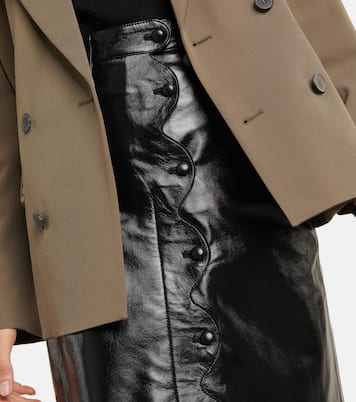 Gonna midi Scallop in pelle | Citizens of Humanity