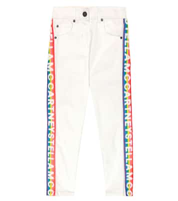 Bestickte Jeans aus Baumwoll-Twill | Stella McCartney Kids