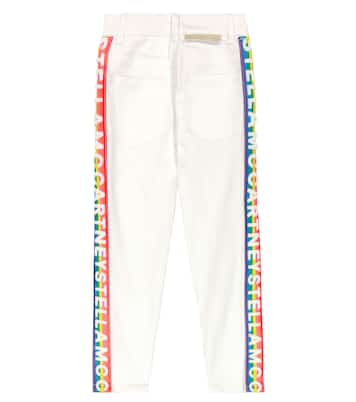 Bestickte Jeans aus Baumwoll-Twill | Stella McCartney Kids