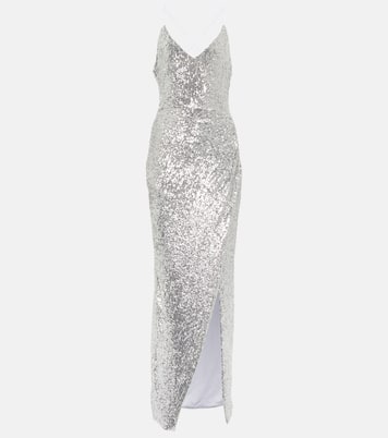 Abito lungo con paillettes | Balmain