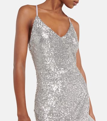 Abito lungo con paillettes | Balmain