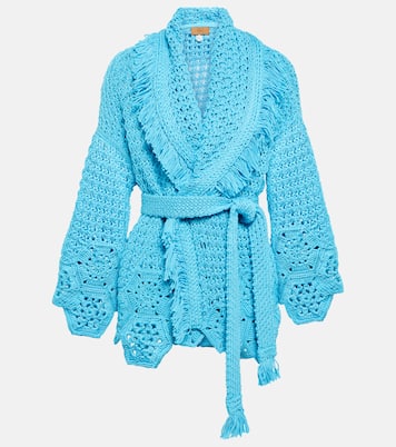 Cardigan in maglia a coste | Alanui