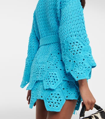 Cardigan in maglia a coste | Alanui