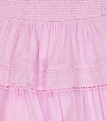 Abito Clover in cotone a balze | Zimmermann Kids