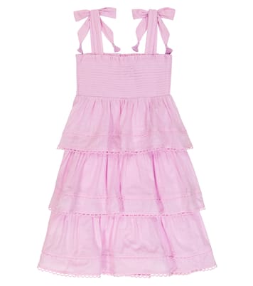 Abito Clover in cotone a balze | Zimmermann Kids
