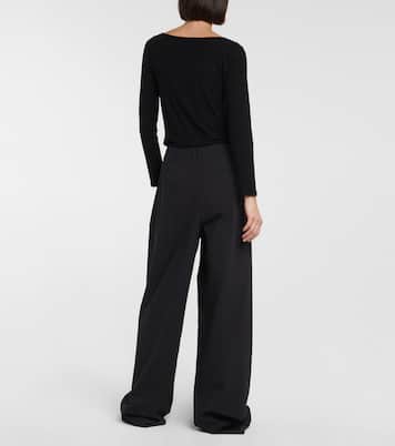 Pantalones anchos Gaugin de algodón | The Row