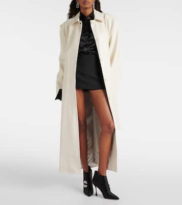 Verzierte Ankle Boots Prabina 105 aus Satin | Manolo Blahnik