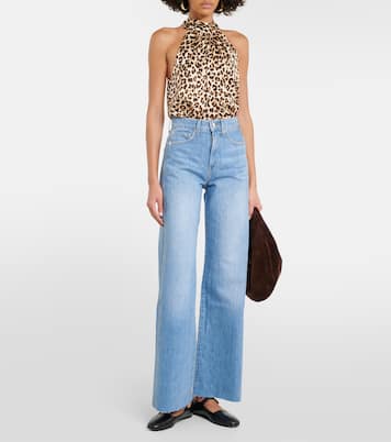 High-Rise Wide-Leg Jeans Taylor | Veronica Beard