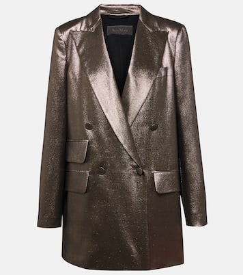 Blazer Edro in misto seta lamé | Max Mara