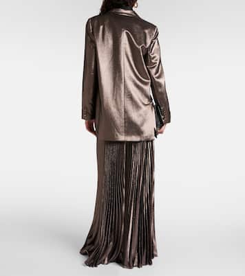 Blazer Edro in misto seta lamé | Max Mara