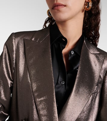 Blazer Edro in misto seta lamé | Max Mara