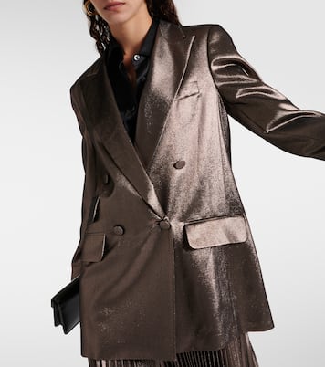 Blazer Edro in misto seta lamé | Max Mara