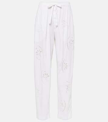 Hectorina broderie anglaise wide-leg pants | Isabel Marant