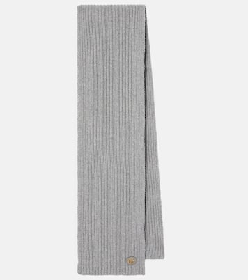Sciarpa in lana e cashmere a coste | Gucci