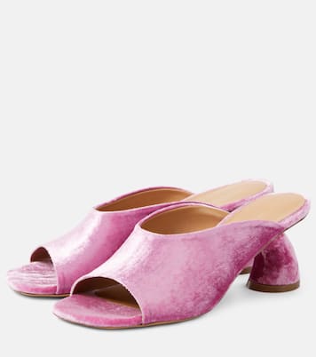Sandali 65 in velluto | Dries Van Noten