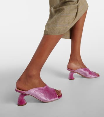 Sandali 65 in velluto | Dries Van Noten