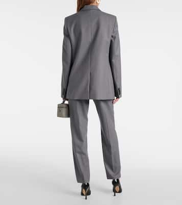 Double-breasted wool flannel blazer | Stella McCartney