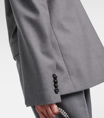 Double-breasted wool flannel blazer | Stella McCartney