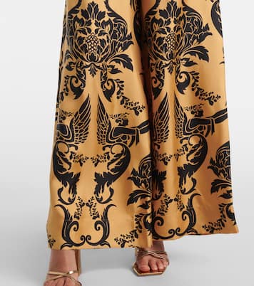 Palazzo high-rise silk twill Palazzo pants | La DoubleJ
