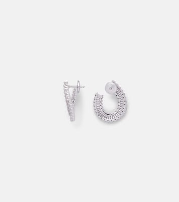 Boucles d'oreilles en or blanc 18 ct et diamants | Bucherer Fine Jewellery